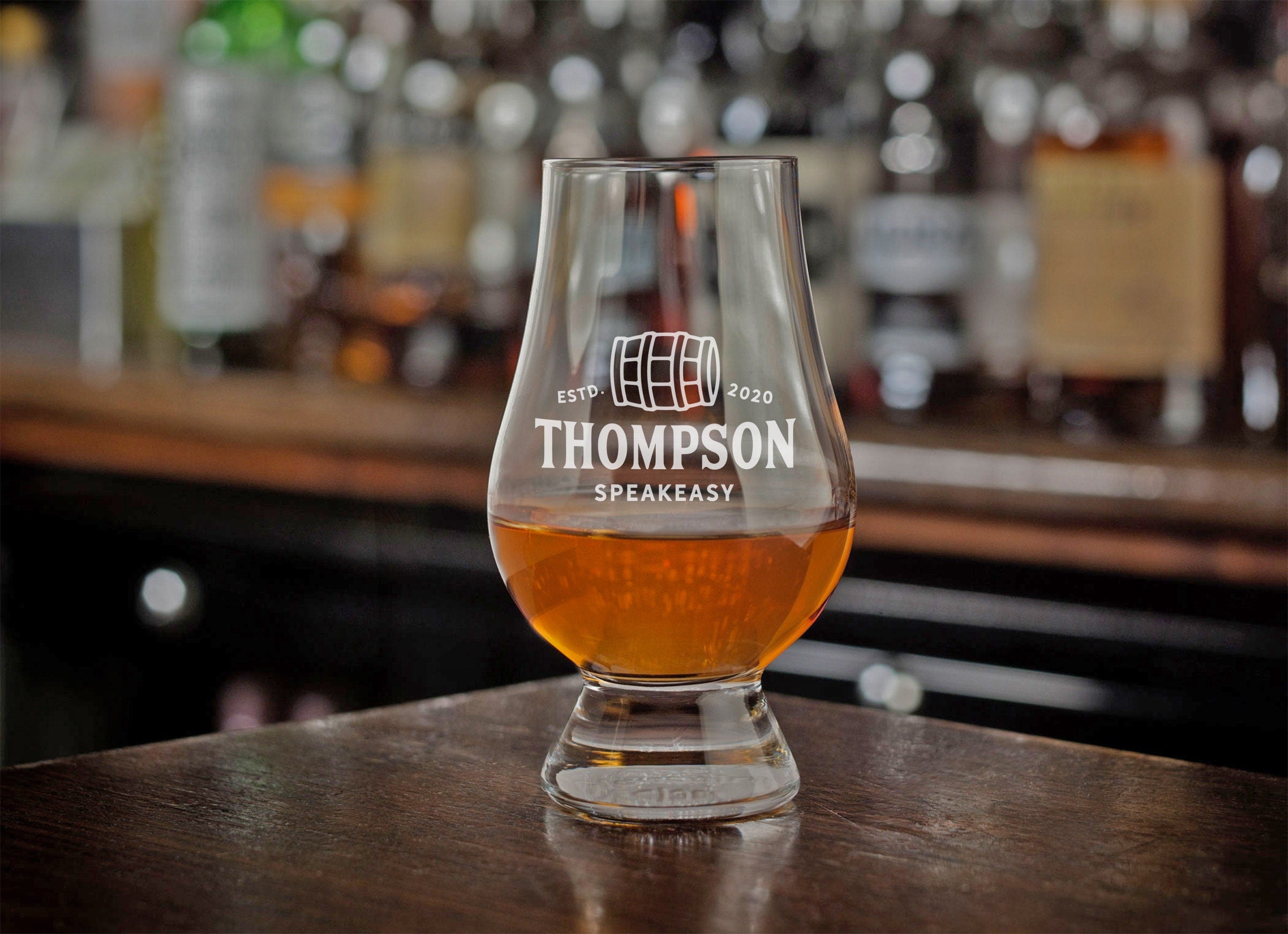 Personalized Glencairn Whiskey Tasting Glass